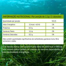 Spirulina 1100mg Com 120 Cápsulas Up Sports Nutrition Foto mini 2