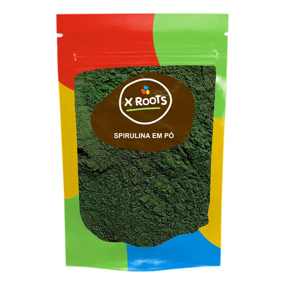 Spirulina Em Pó 100% Pura 250gr - X Roots Foto 1
