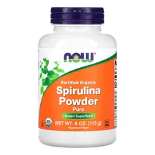 Spirulina Em Pó Now Foods 113g Orgânico Foto  mini 1