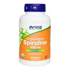 Spirulina Now Foods 1000mg 120 Tablets - Importado Foto mini 1
