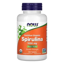Spirulina Now Foods 1000mg 120 Tablets - Importado Foto mini 4