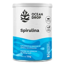 Spirulina Ocean Drop Vegana 240 Cápsulas Foto mini 1