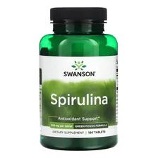 Spirulina Orgânica Certificada 500mg Swanson C/ 180 Cáps. Sabor Sem sabor Foto mini  2