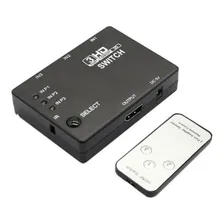 Spliter Switch Hdmi 3x1 1080p 3 entradas Full Hd Remoto Foto mini 1
