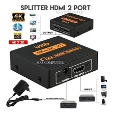 Splitter 1x2 Distribuidor De Sinal Hdmi 3d 4k Duplicado Tv Foto mini  2