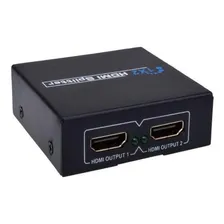 Splitter 1x2 Distribuidor De Sinal Hdmi 3d 4k Duplicado Tv Foto  mini 1