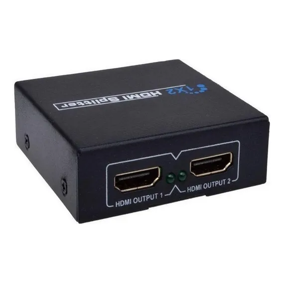Splitter 1x2 Distribuidor De Sinal Hdmi 3d 4k Duplicado Tv Foto 1