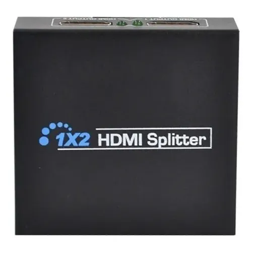 Splitter 1x2 Distribuidor De Sinal Hdmi 3d Duplicado Tv Foto 1