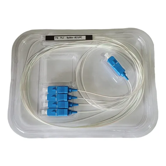 Splitter 1x4 Balanceado Conectorizado Sc/upc - Kit 10un Foto 1
