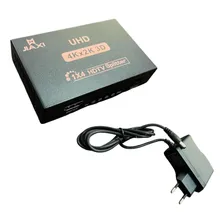 Splitter Distribuidor Divisor Repetidor Hdtv Hdmi 4k 3d 1x4 Foto mini 1
