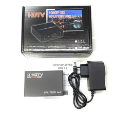 Splitter Divisor Distribuidor De Imagem Hdmi 1.4 1x4 Full Hd Foto  mini 1