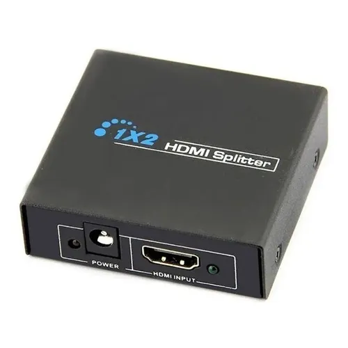 Splitter Hdmi 1x2 Distribuidor De Sinal 3d Duplicador Tv Foto 1