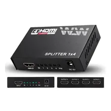 Splitter Hdmi 1x4 Divisor Conversor Amplificador Distribuido Foto mini 1