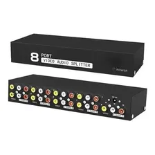 Splitter Rca Audio Video Composto 1x8 Distribuidor Foto mini 1