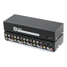 Splitter Rca Audio Video Composto 1x8 Distribuidor Foto mini 4