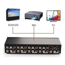 Splitter Rca Audio Video Composto 1x8 Distribuidor Foto mini 3