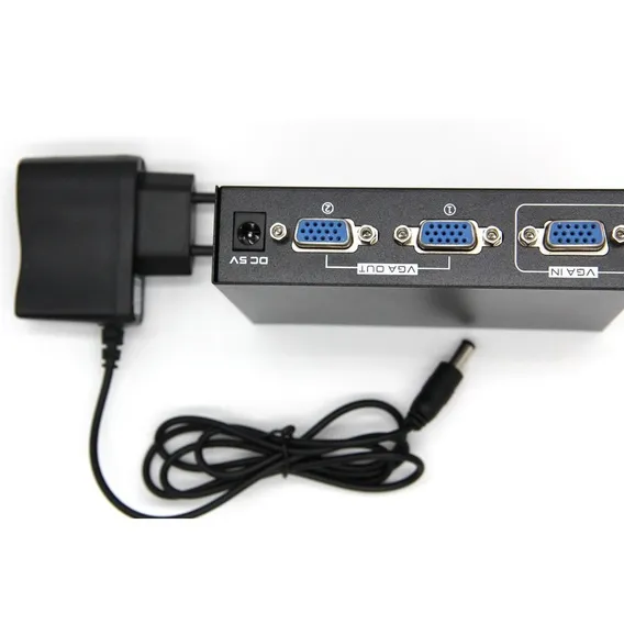 Splitter Vga 1x2 Distribuidor / Divisor De Sinal De Video Foto 1