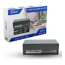 Splitter Vga 1x4 Distribuidor / Divisor De Sinal De Video Lumi Foto mini 1