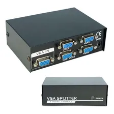 Splitter Vga Distribuidor 1x4 Sinal Video Bivolt Foto mini  2