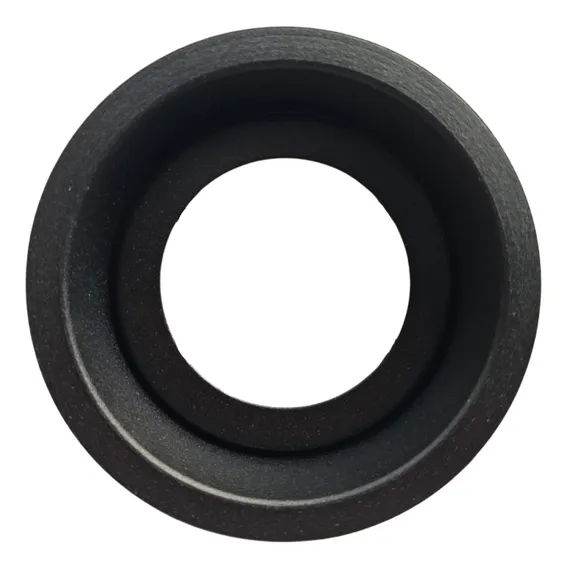 Spot Aluminio Micro Borda Redondo Embutir Lampada Par20 E27 Estrutura Preto Foto 1