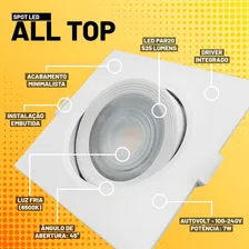 Spot De Led Taschibra Alltop Par 20 Quadrado 7w Bivolt 6500k Foto mini 3