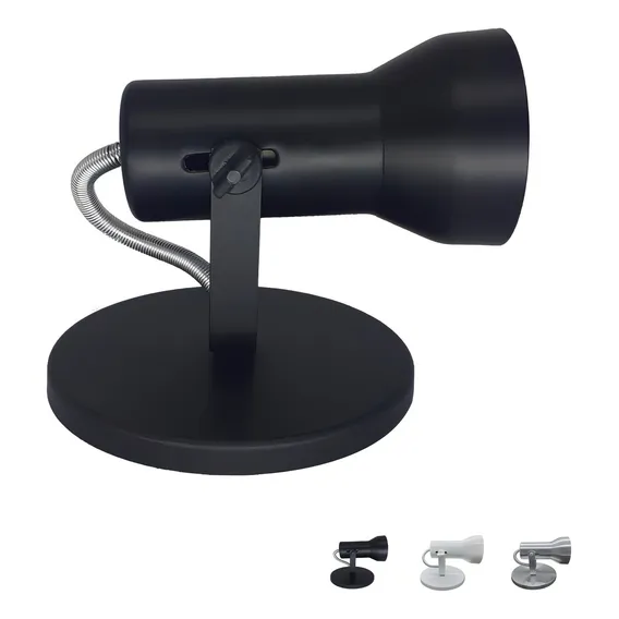 Spot De Sobrepor 1 Lampada Par20 Led Buldo Led A60 Soft Cor Preto 110V/220V Foto 1