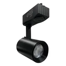 Spot De Trilho Eletrificado 7w Cob Preto Branco Quente Foto mini 1
