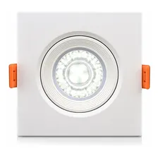 Spot Direcionável Led Embutir Quadrado 5w 3500k Cor Outro Foto mini 1