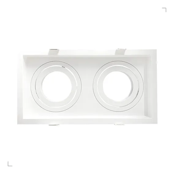 Spot Duplo Branco Par20 - Direcionável Foto 1