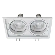 Spot Duplo Recuado Embutir Par20 P/ Gesso E Modulares Cor Branco 110V/220V (Bivolt) Foto mini  3
