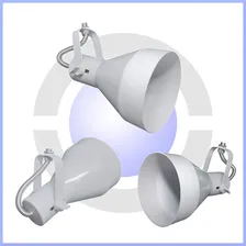Spot Eletrocalha Preto Lampada Par 30 - Funil Cor Branco 110V/220V Foto mini  2