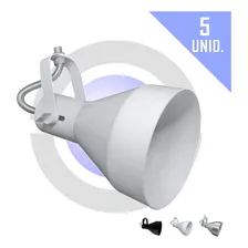Spot Eletrocalha Preto Lampada Par 30 - Funil Cor Branco 110V/220V Foto  mini 1
