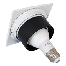 Spot Embutido Interlight Par20 Il0034 Quadrado Branco Foto mini  3