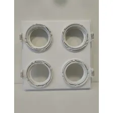 Spot Embutido Recuado De Teto Ar70 QuƔdruplo Branco Foto mini 4