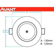 Spot Embutir Led 7w 3000k Branco Quente Redondo Forte Direcionável Avant Foto mini 3