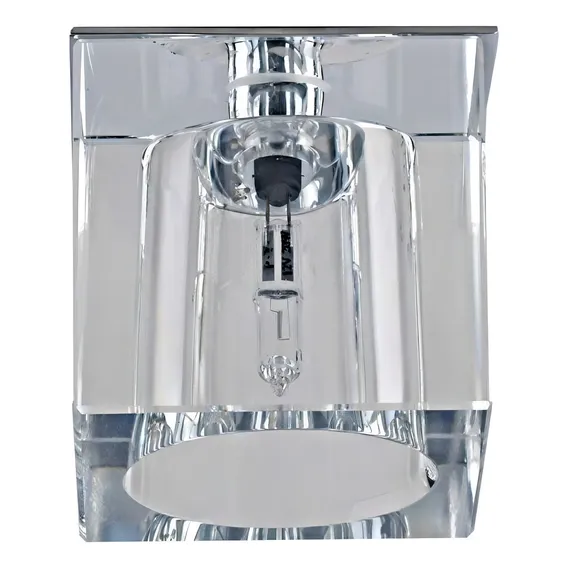 Spot Embutir Quadrado Cristal 2 Unidade - Cromado Jiwt Foto 1