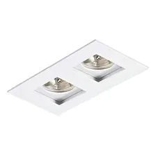 Spot Embutir Recuado Duplo Par 20 Branco Sala Quarto Ac879 Foto  mini 1