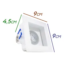 Spot Embutir Recuado Flat Direcionável Gu10 Par16 St605 Cor Branco 110V/220V Foto mini 4