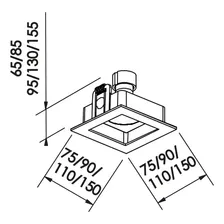 Spot Embutir Recuado Flat Direcionável Gu10 Par16 St605 Cor Branco 110V/220V Foto mini  2