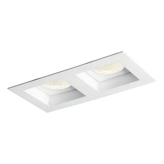Spot Embutir Recuado Par20 Duplo Branco Preto Bellalux Foto 1