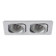 Spot Embutir Retangular 3cmx24cm 80w Gu10 Bella Wt Foto  mini 1