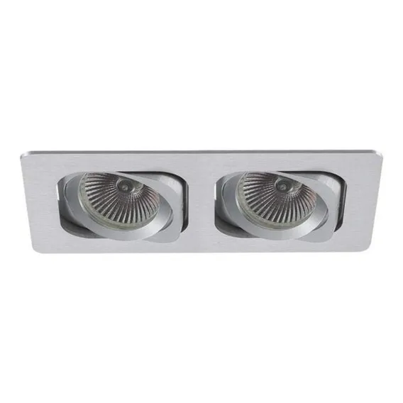Spot Embutir Retangular 3cmx24cm 80w Gu10 Bella Wt Foto 1