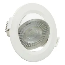 Spot Led 5w Lâmpada Direcionável 6000k Gesso Sanca Branco Foto mini 4