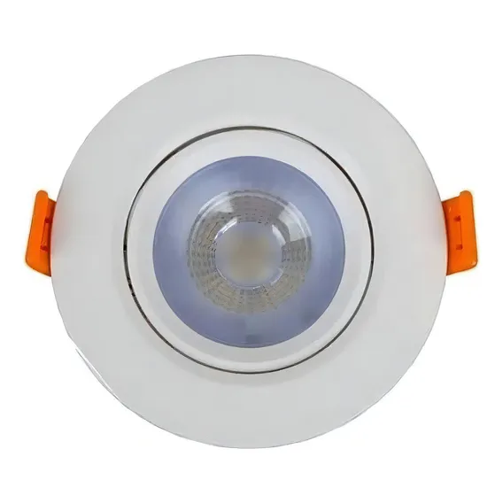 Spot Led De Embutir Redondo 5w 6500k Branco Foto 1