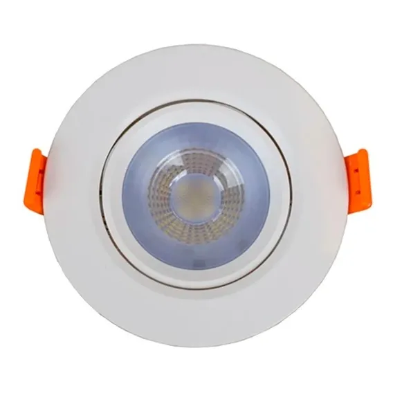 Spot Led Dicr贸ica Embutir Redondo 12w Branco Quente 3000k 110v/220v Foto 1