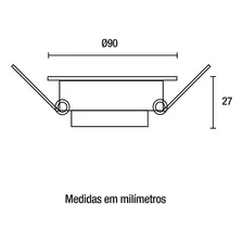 Spot Led Embutir Redondo 6w 6500k Branco Blumenau Foto mini 3