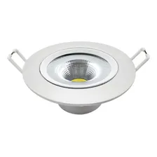 Spot Led Redondo 5w Direcionável Branco Bivolt 6500k Avant Foto mini 3