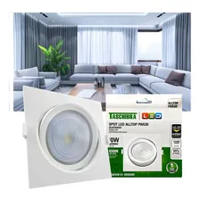 Spot LED Taschibra embutir quadrado 10W 6500K Foto mini 1