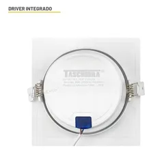 Spot LED Taschibra embutir quadrado 10W 6500K Foto mini 4
