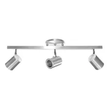 Spot Led Trilho 57cm Escovado Lampadas Bulbo 5163 Tr 3000 Branco Quente Foto mini 3